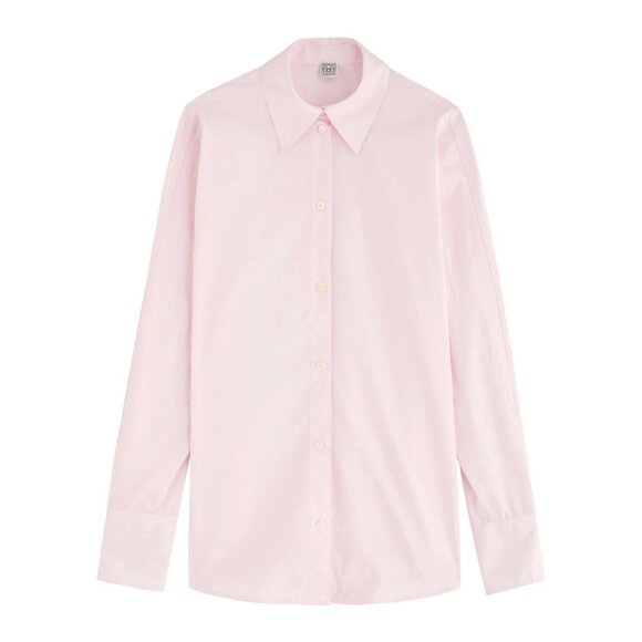 Toteme Light Pink Button Down Crisp Classic Shirt 34 - Picture 1 of 6